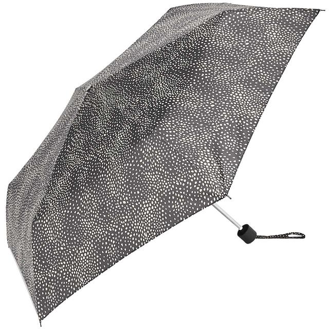 M & S Collection Polka Dot Compact Umbrella, Black Mix, 6x6x22cm