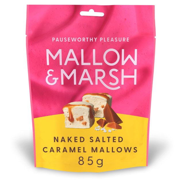 Mallow & Marsh Salted Caramel Marshmallows, 85g