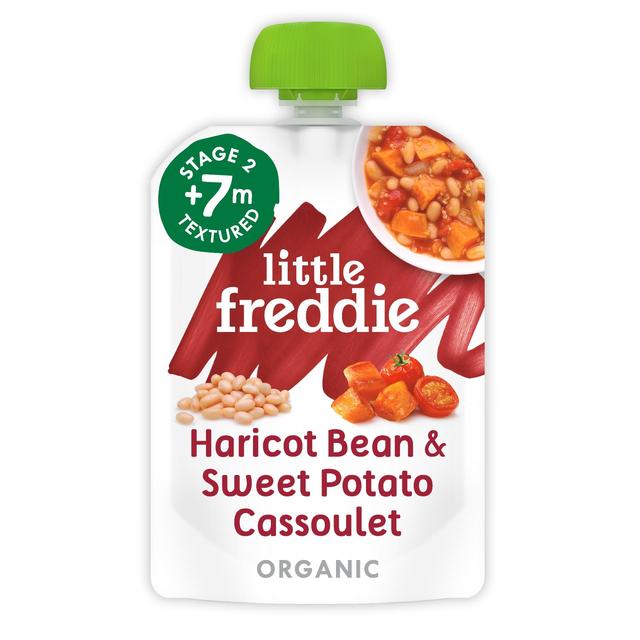 Little Freddie Haricot Bean & Sweet Potato Cassoulet Organic Pouch, 7 Mths+
