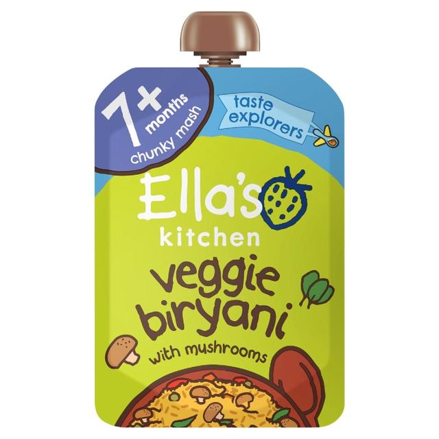 Ella’s Kitchen Veggie Biryani Baby Food Pouch 7+ Months, 130g