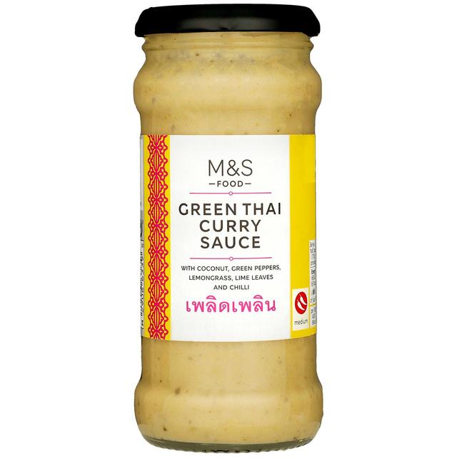 M & S Green Thai Curry Sauce, 340g