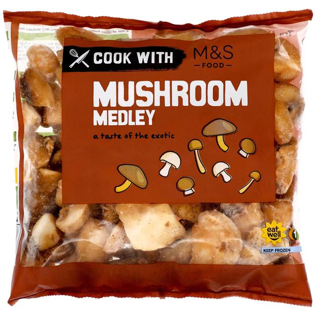 Cook With M & S Mushroom Medley Frozen, 300g