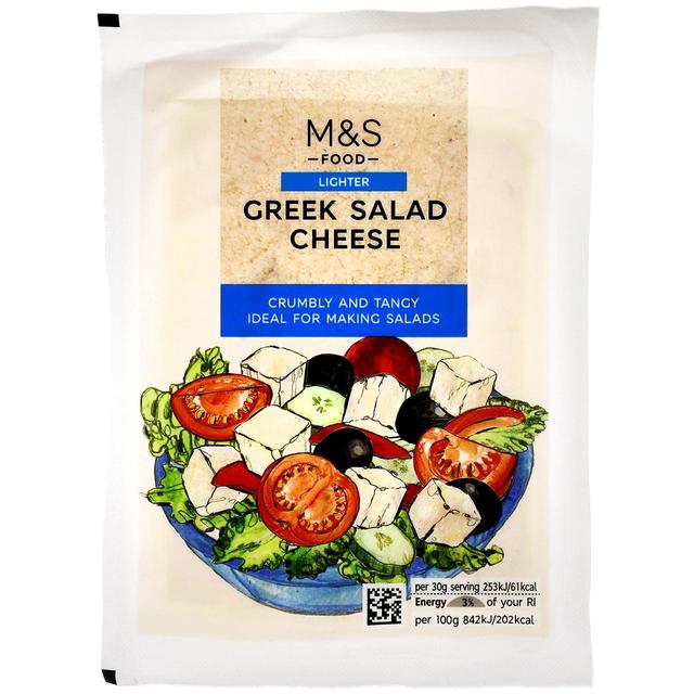 M & S Greek Lighter Salad Cheese, 200g