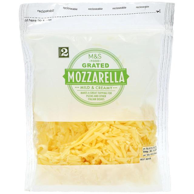 M & S Grated Mozzarella, 250g