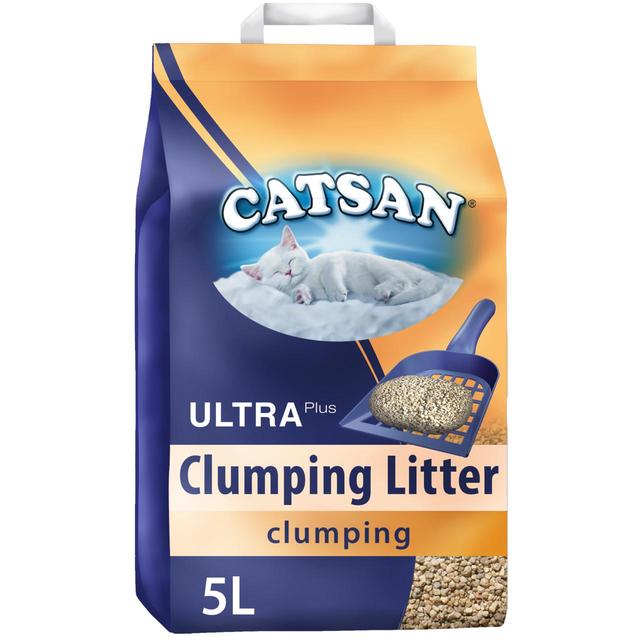 Catsan Ultra Clumping Odour Control Cat Litter, 5L