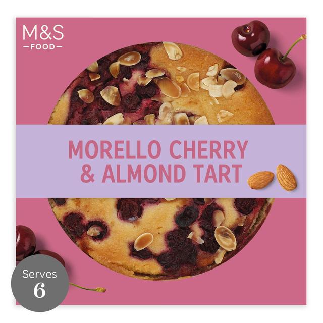 M & S Morello Cherry and Almond Tart, 400g