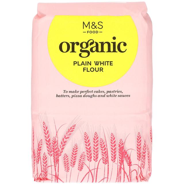 M & S Organic Plain White Flour, 1.5kg