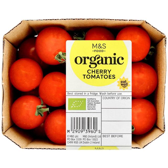 M & S Organic Cherry Tomatoes, 250g