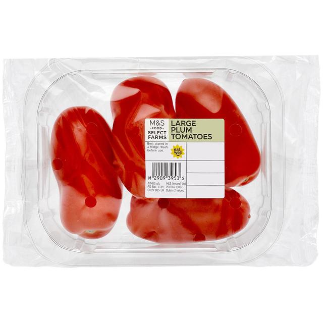M & S Large Plum Cooking Tomatoes, 500g