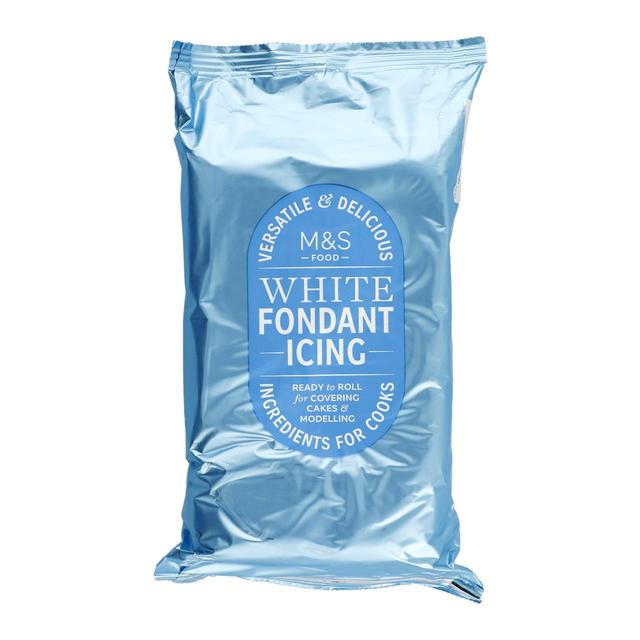 M & S Ready to Roll White Fondant Icing, 1kg