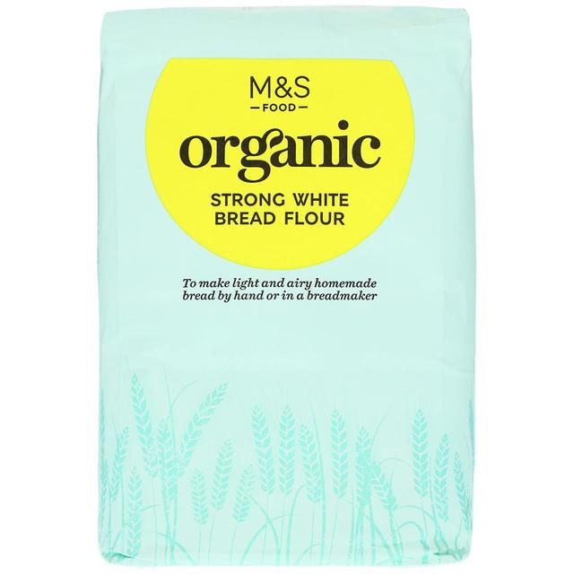M & S Organic Strong White Bread Flour, 1.5kg