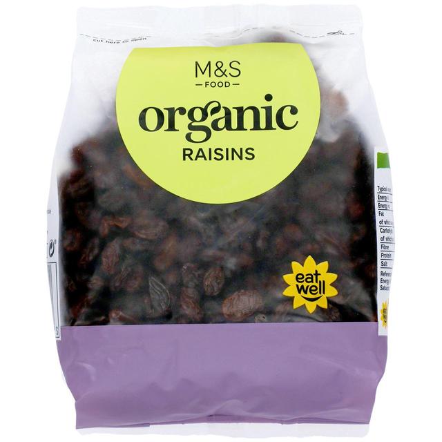 M & S Organic Raisins, 375g