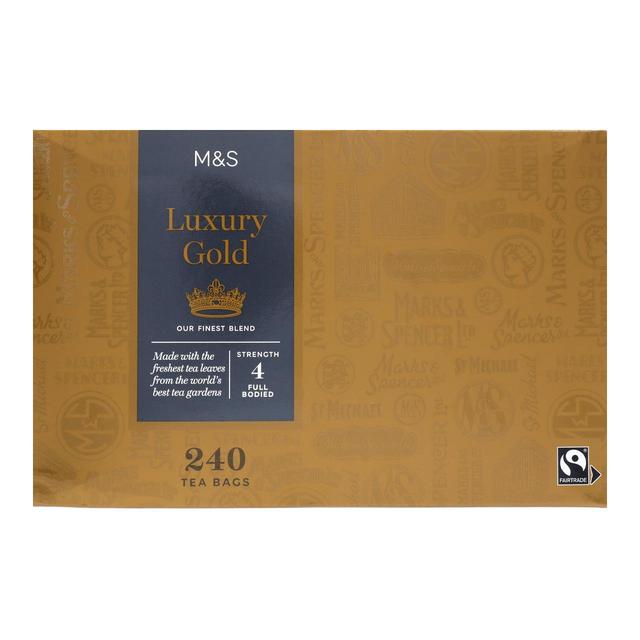 M & S Gold Teabags, 240 Per Pack