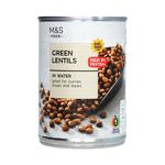M&S Green Lentils in Water