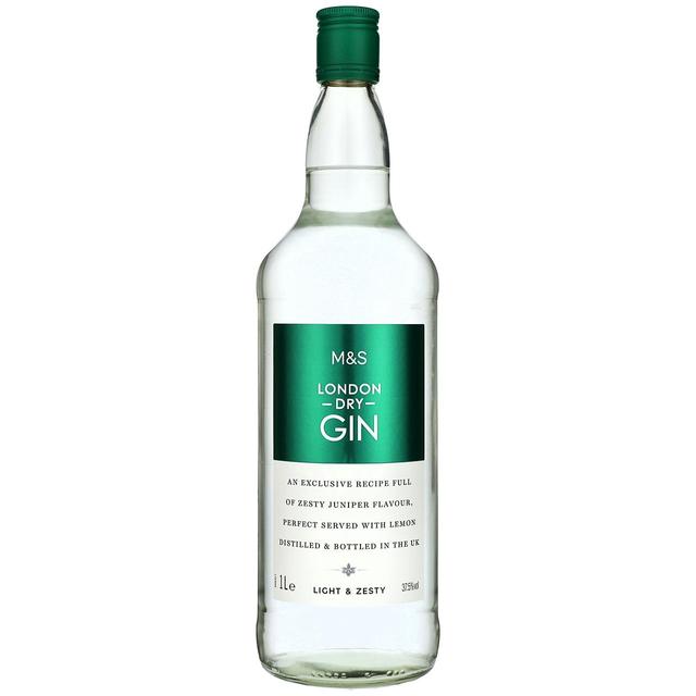 M & S London Dry Gin, 1L
