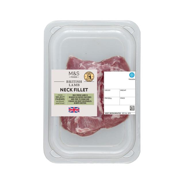 M & S British Lamb Neck Fillet, Typically: 400g