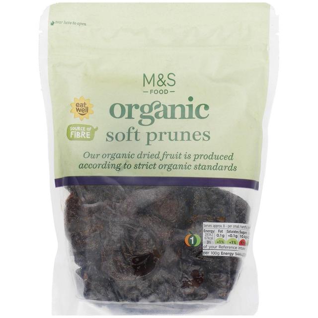 M & S Organic Soft Prunes, 250g