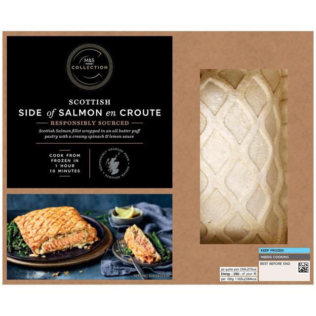 M & S Collection Scottish Salmon En Croute, Size 800g