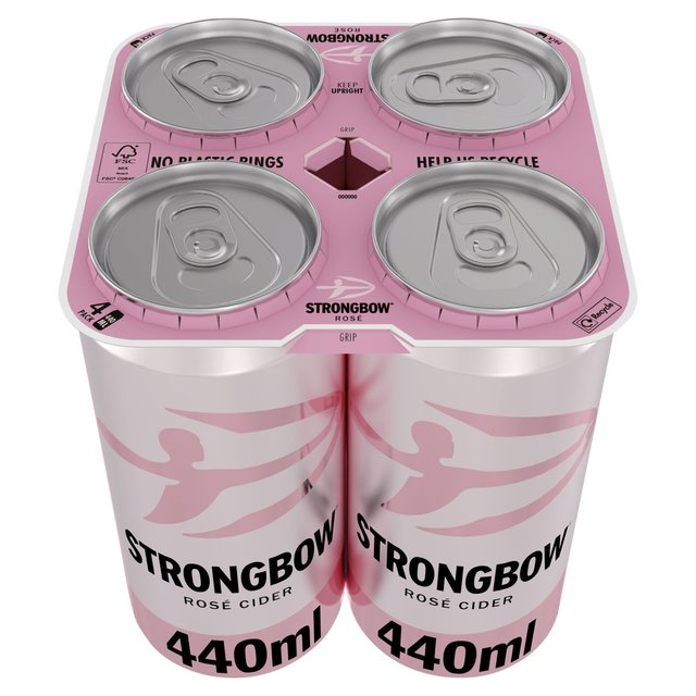 Strongbow Rose Cider, 4 x 440ml