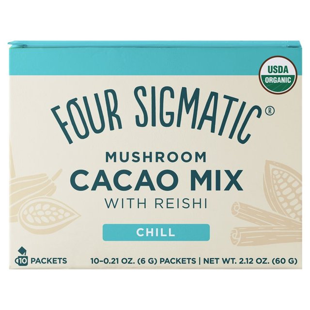Four Sigmatic Mushroom Hot Cacao Mix Reishi, 10 per Pack