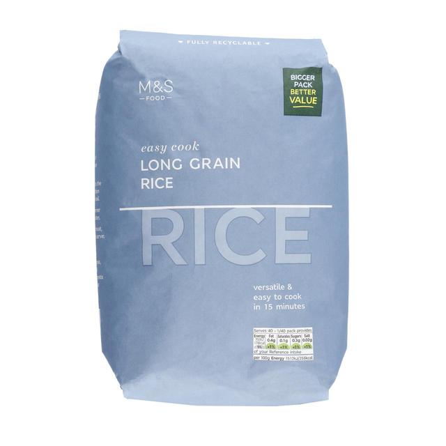 M & S Easy Cook Long Grain Rice, 2kg