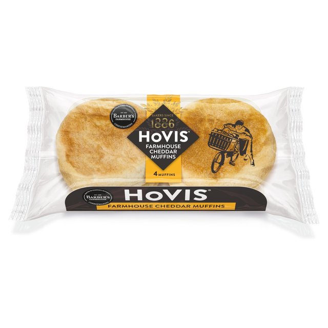 Hovis Cheese Muffins, 4 Per Pack