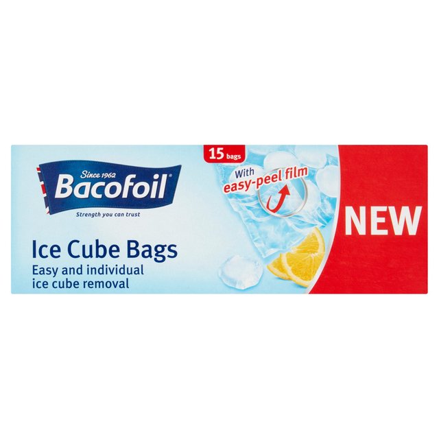Bacofoil Ice Cube Bags, 15 Per Pack