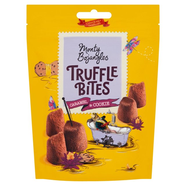 Monty Bojangles Truffle Bites Pouch Caramel & Cookie, 100g