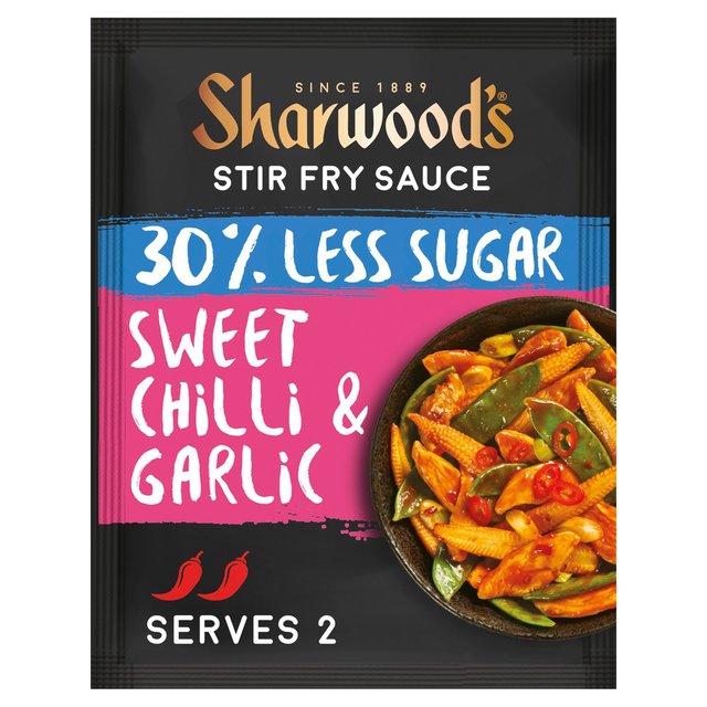 Sharwood’s Sweet Chilli 30% Less Sugar Stir Fry Sachet, 120g