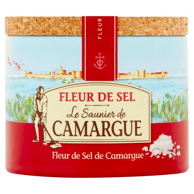 Saunier de Camargue Fleur de Sel Natural Sea Salt, 125g