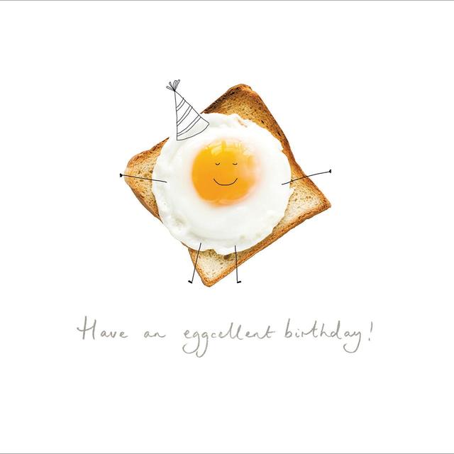 Eggcellent Birthday Greeting Card, 160x160mm