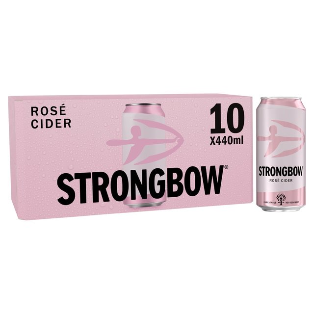 Strongbow Rose Cider, 10 x 440ml