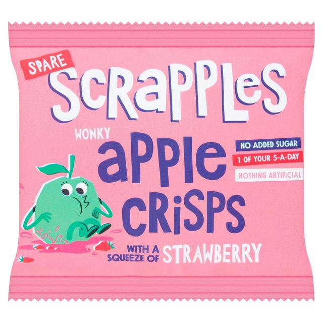 Scrapples Apple & Strawberry Fruit Crisps, 12g