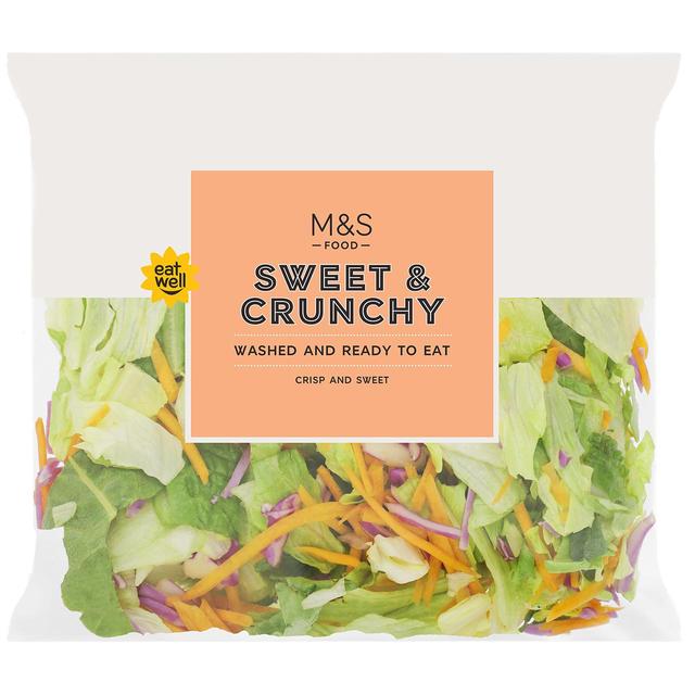 M & S Sweet & Crunchy Salad Washed & Ready, 320g