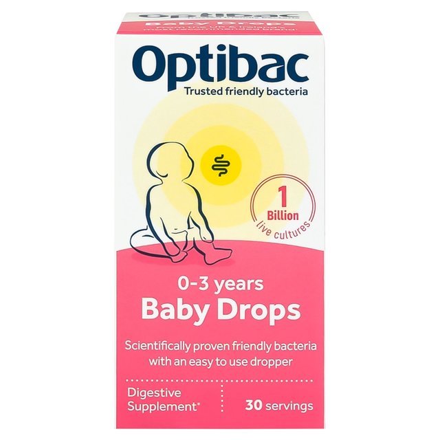 Optibac Probiotics Baby Drops 30 Servings, 10ml