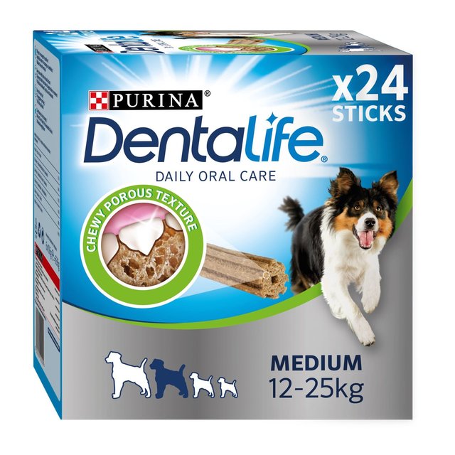Dentalife Medium Dog Dental Chews, 24 x 69g