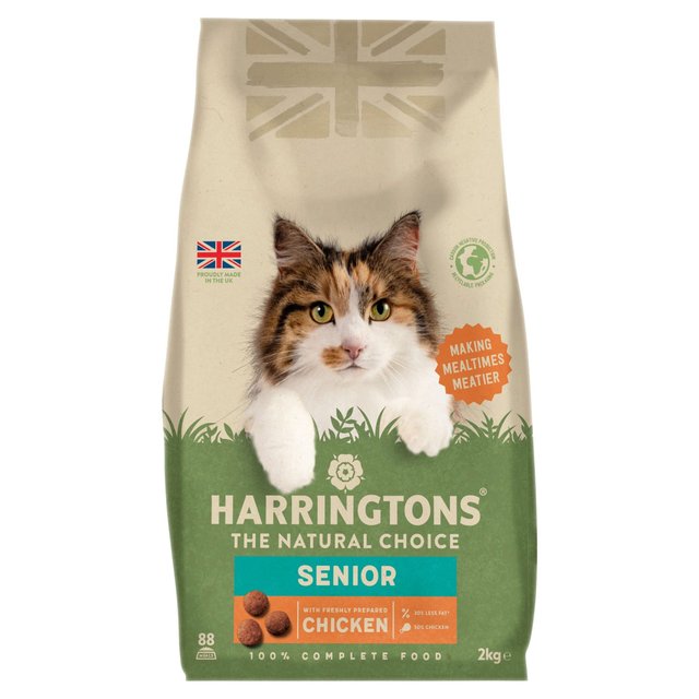 Harringtons Complete Senior Chicken Cat Food, 2kg