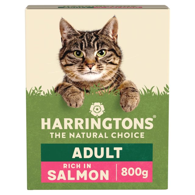 Harringtons Complete Adult Salmon Cat Food, 800g