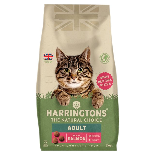 Harringtons Complete Adult Salmon Cat Food, 2kg