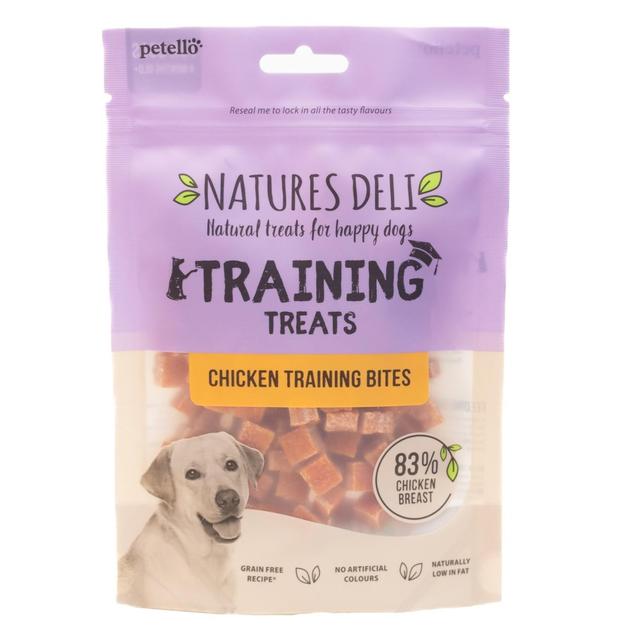Natures Deli Chicken Training Bites Dog Treats, 100g