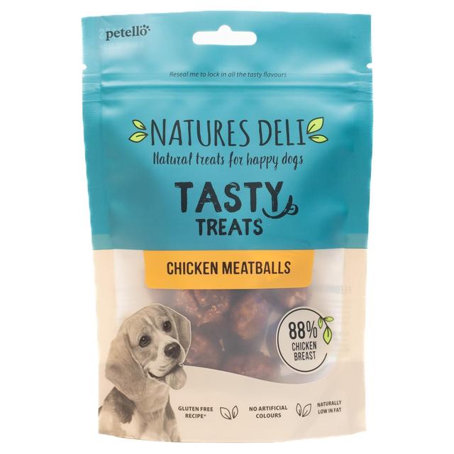 Natures Deli Chicken and Rice Meatball Dog Treats, 100g
