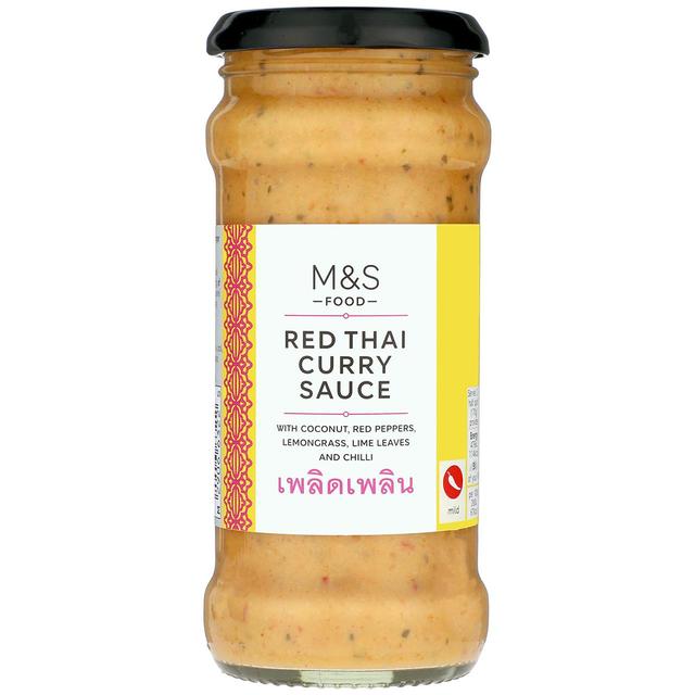 M & S Red Thai Curry Sauce, 270g