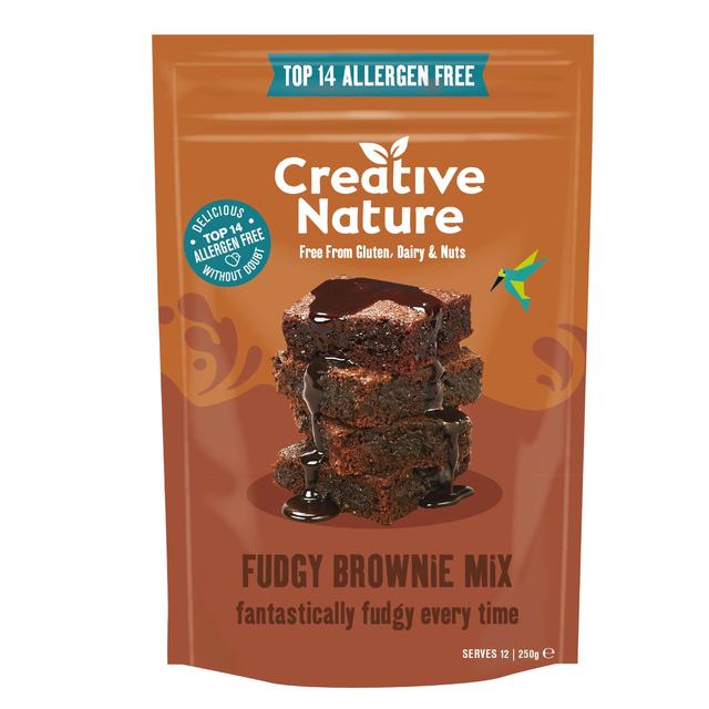 Creative Nature Chia & Cacao Choc Chip Brownie Baking Mix, 250g