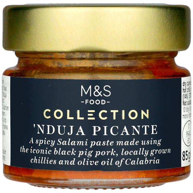 M & S 85g N’Duja Spicy Dry-Cured Pork