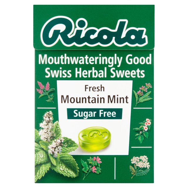 Ricola Mountain Mint Sugar Free, 45g