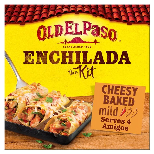 Old El Paso Mexican Cheesy Baked Enchilada Kit, 663g