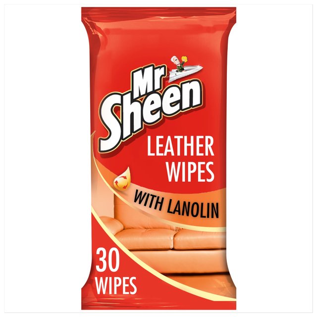 Mr Sheen Leather Polish Wipes, 30 Per Pack