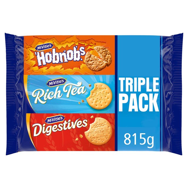 McVitie’s Triple Pack Biscuits, 815g