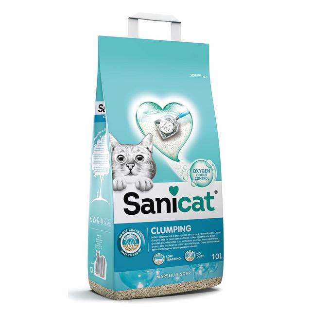 Sanicat Clumping Marsella Soap Cat Litter, 10L