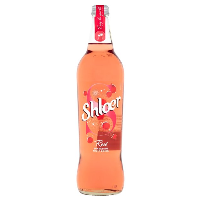 Shloer Rose Sparkling Grape Juice Drink, 750ml